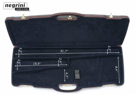 Negrini Rifle Cases - 1623PL-EXP/4814 One rifle with scope - Double rifle breakdown interior dimensions
