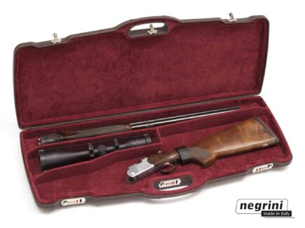 Negrini Rifle Cases - 1623PL-EXP/4815 One rifle with scope - Double rifle breakdown