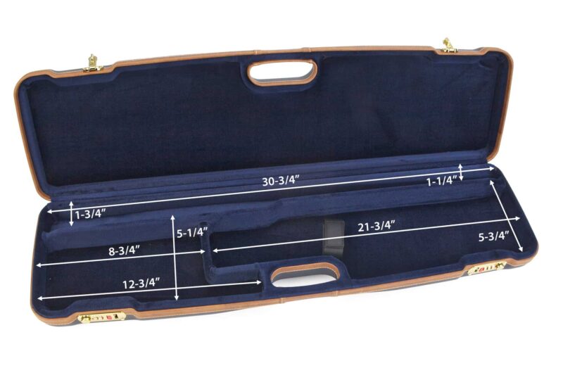 Negrini Shotgun Cases - 1605LX/5138 - Shotgun breakdown case interior dimensions