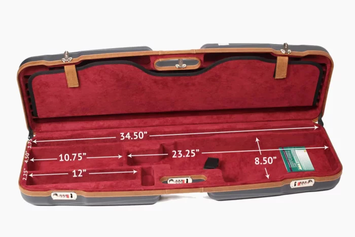 Negrini 1622LX TUBE Over Under Shotgun Hard Case