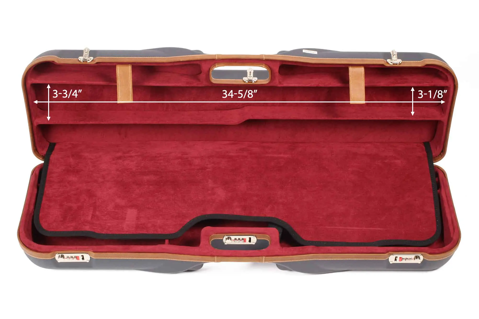 Negrini 1646LX 4C Over Under Shotgun Hard Case