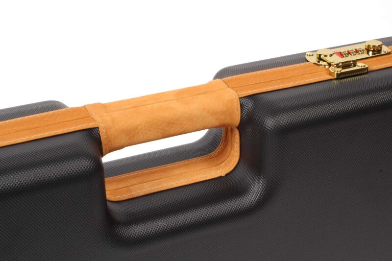Negrini Gun Cases - Handgun Cases - 2027LX Two Handgun Case Leather handle