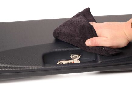 Microfiber ABS cleaning towel