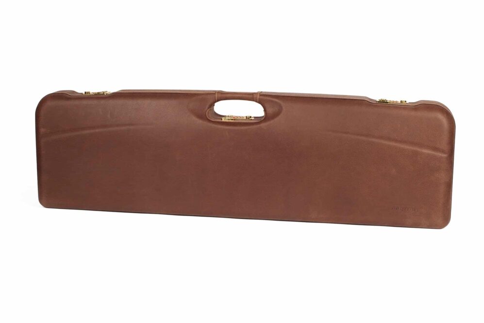 Negrini Leather Trap Single high rib shotgun case - 1657PPL/5193 exterior