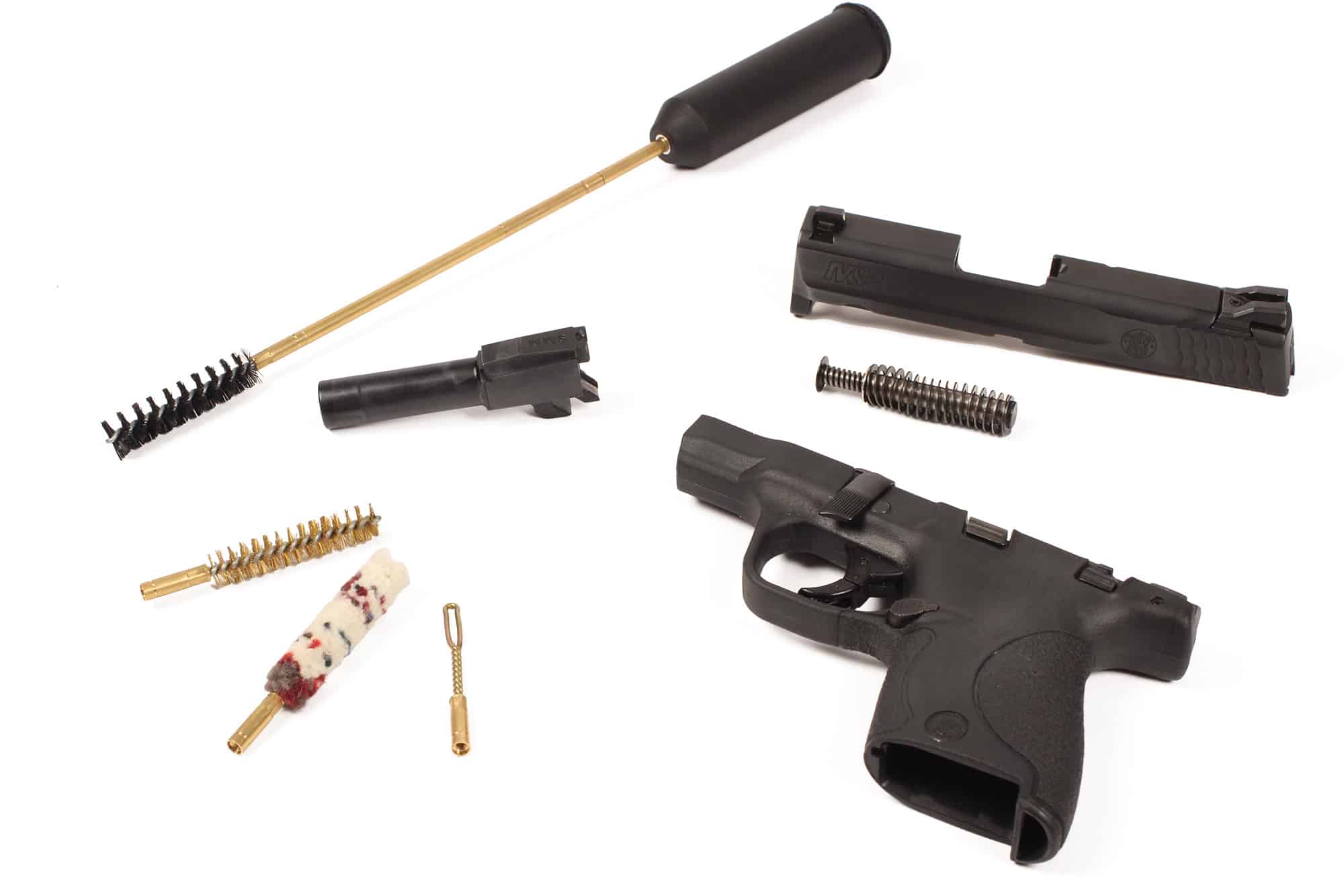 Compact Pistol Cleaning Kit - 9mm or .38 Caliber