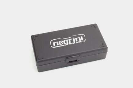 Negrini 5026/6693 black storage box - exterior angled