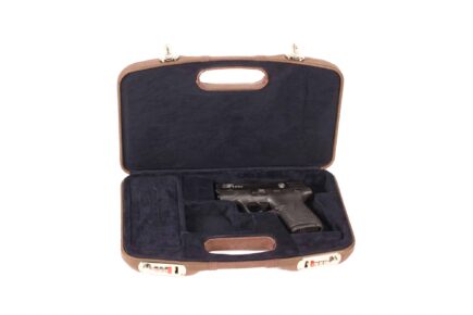 Negrini Luxury Leather GLOCK Handgun Case interior
