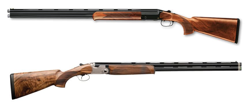 Two OU shotguns