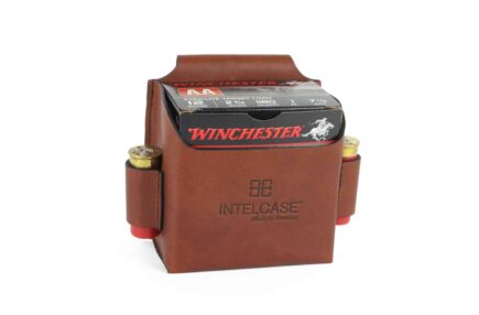 INTELCASE Leather Single Box Shotshell Carrier