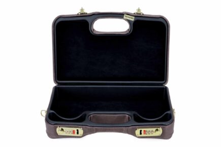 Negrini 6 Box Leather Shotshell Travel Case - 21150PL/6112-TRAC - interior