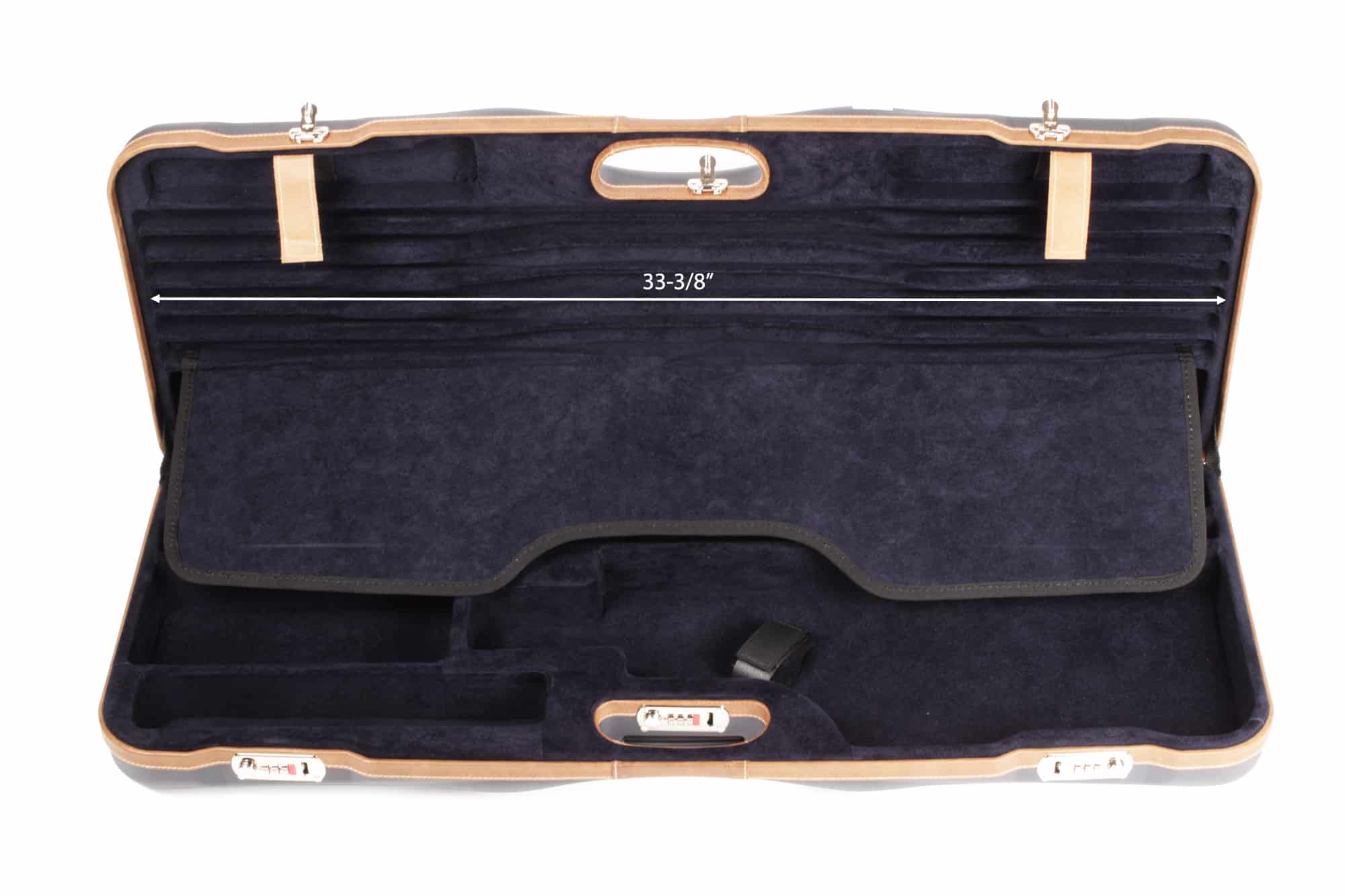 Negrini 1652LX TUBE Over Under Shotgun Hard Case