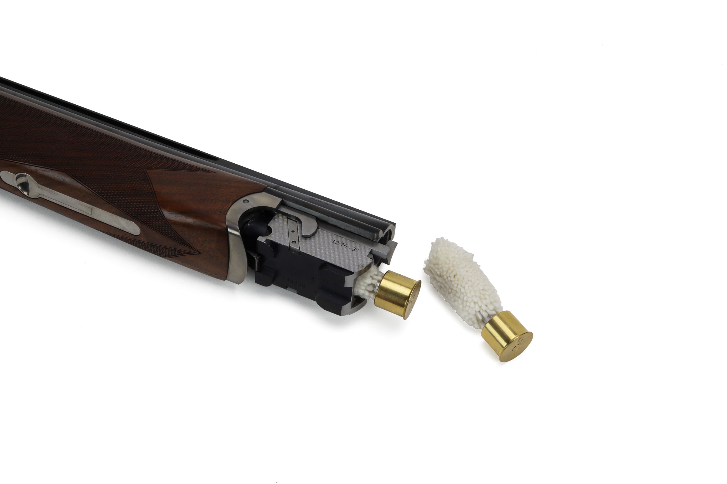 StilCrin 12 Gauge Snap Cap with Wool Mop - breech