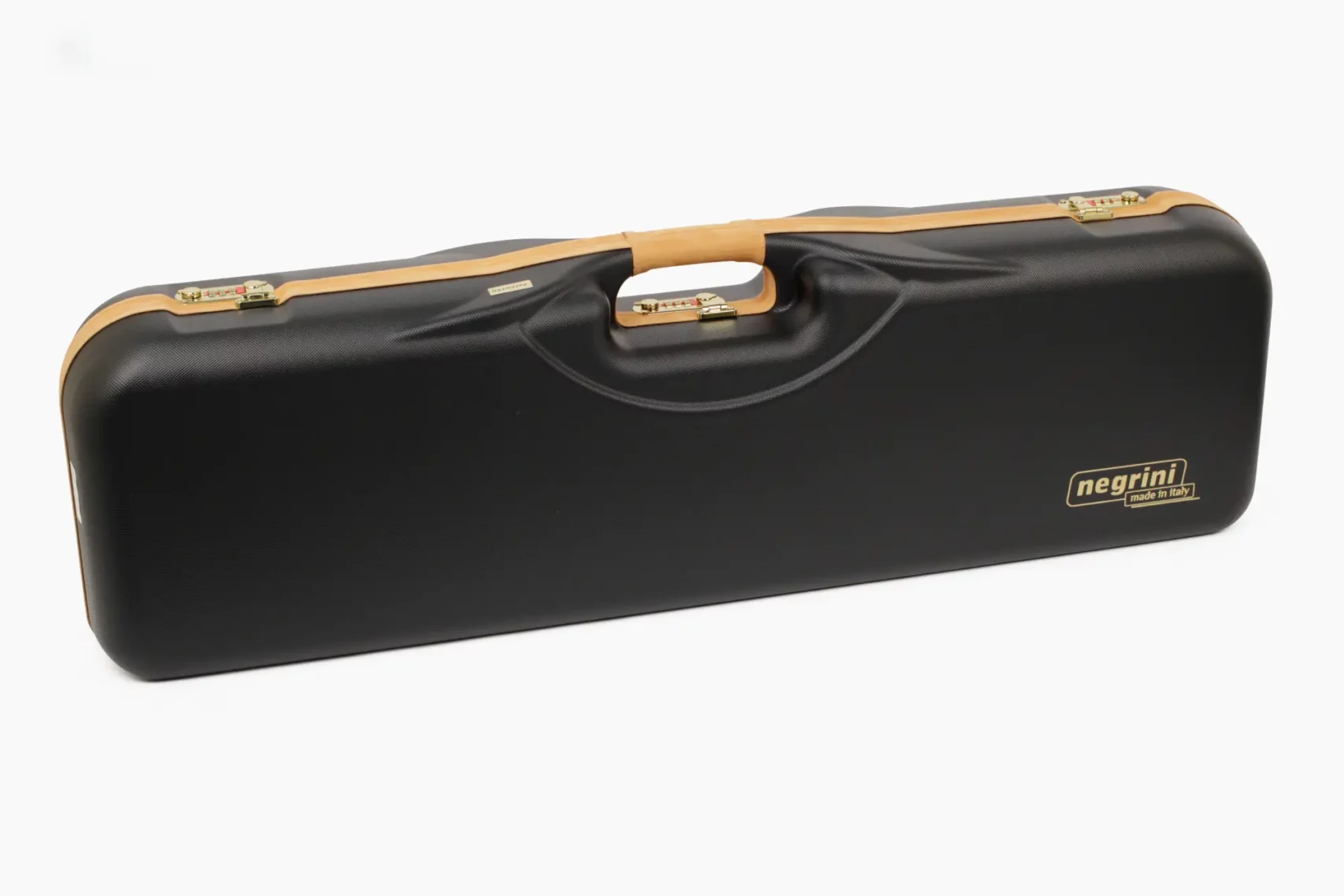 1646LX-2F+1C/4766: OU/SxS Shotgun Hard Case with Deluxe Leather Trim for 2 Shotguns + 1 Extra Barrel