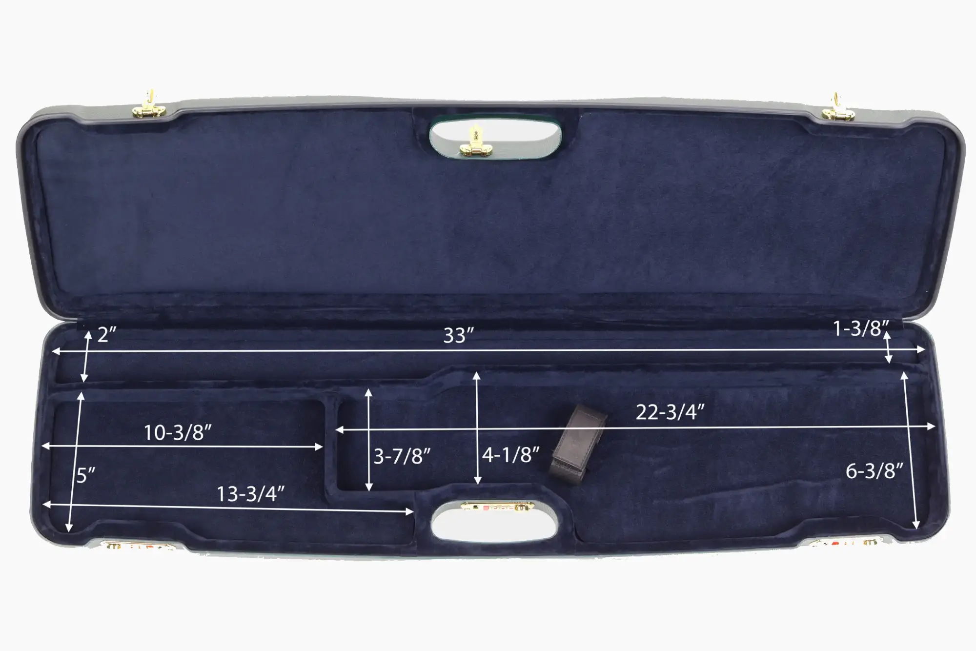 Negrini 1602LR Over Under Shotgun Hard Case