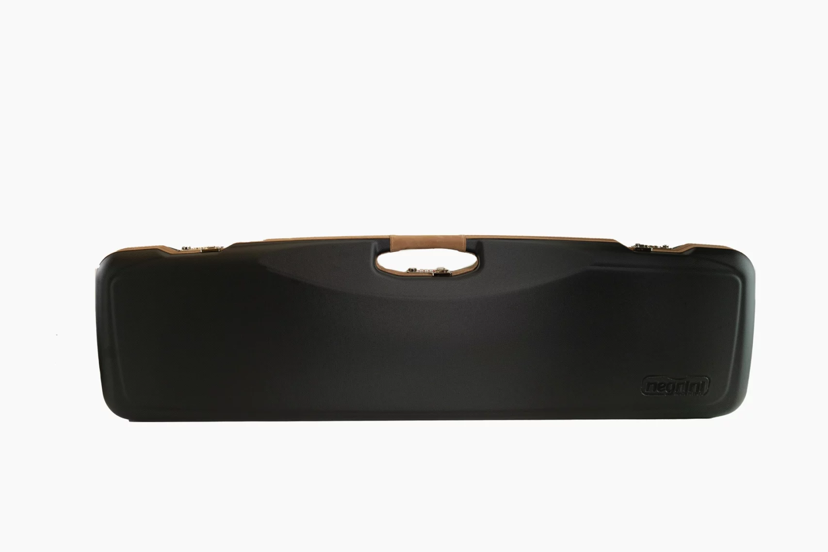 1607ALX-2C/6088: Semi-Auto/Pump Shotgun Hard Case with Deluxe Leather Trim for 1 Shotgun + 1 Extra Barrel