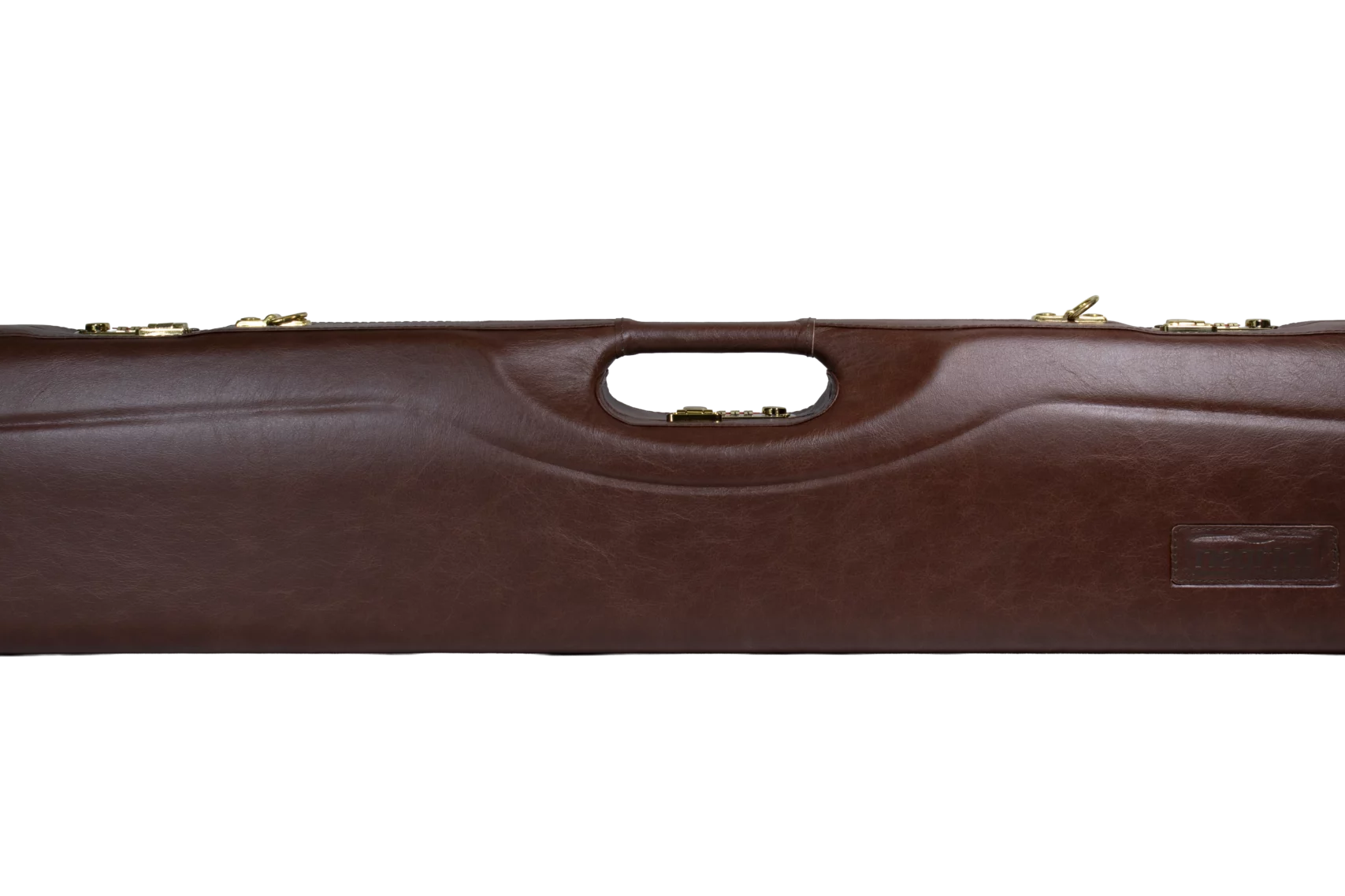 16405PL/5589: OU/SxS Shotgun Hard Case with Luxury Italian Leather for 1 Shotgun