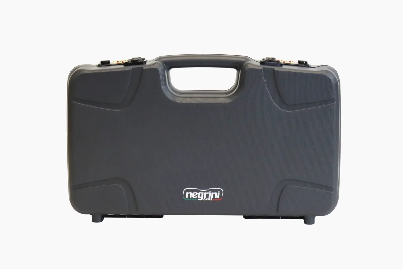 2039iR/6524: Grey Handgun Hard Case with Standard Trim for 1 Handgun + 2 Mags + Accessories