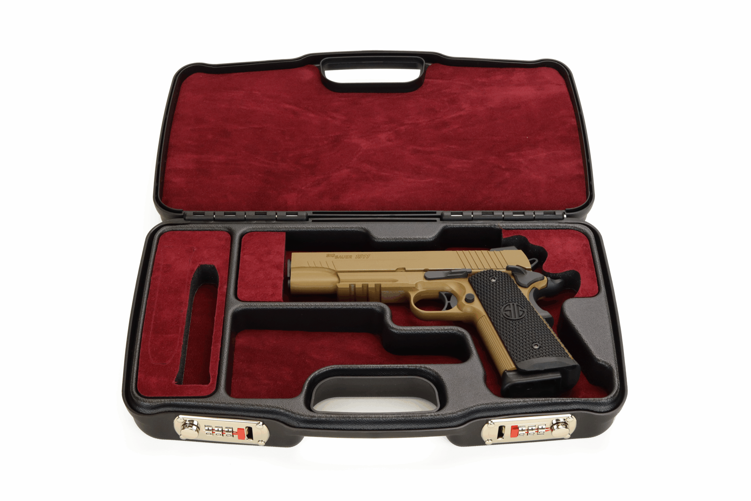 Negrini 2039iR Black Pistol Hard Case