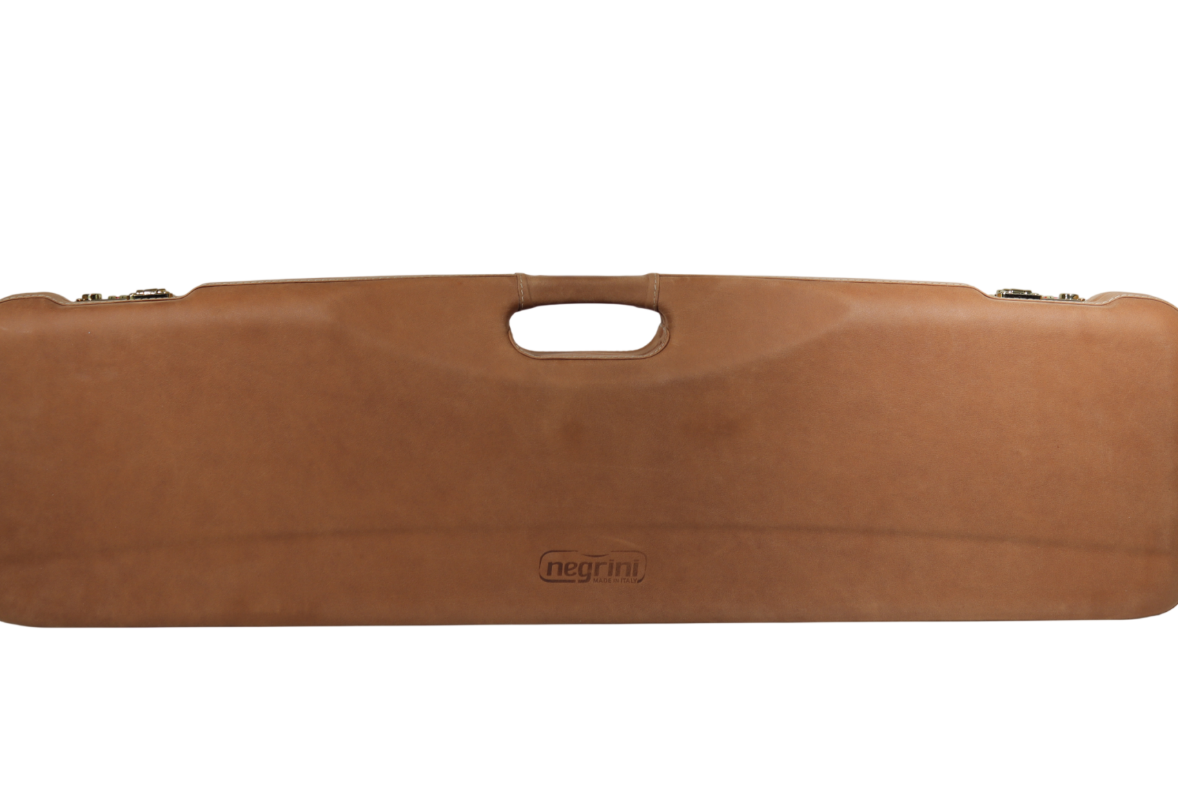 1605PL/5235: OU/SxS SMALL BORE ONLY Shotgun Hard Case with Luxury Italian Leather for 1 Shotgun