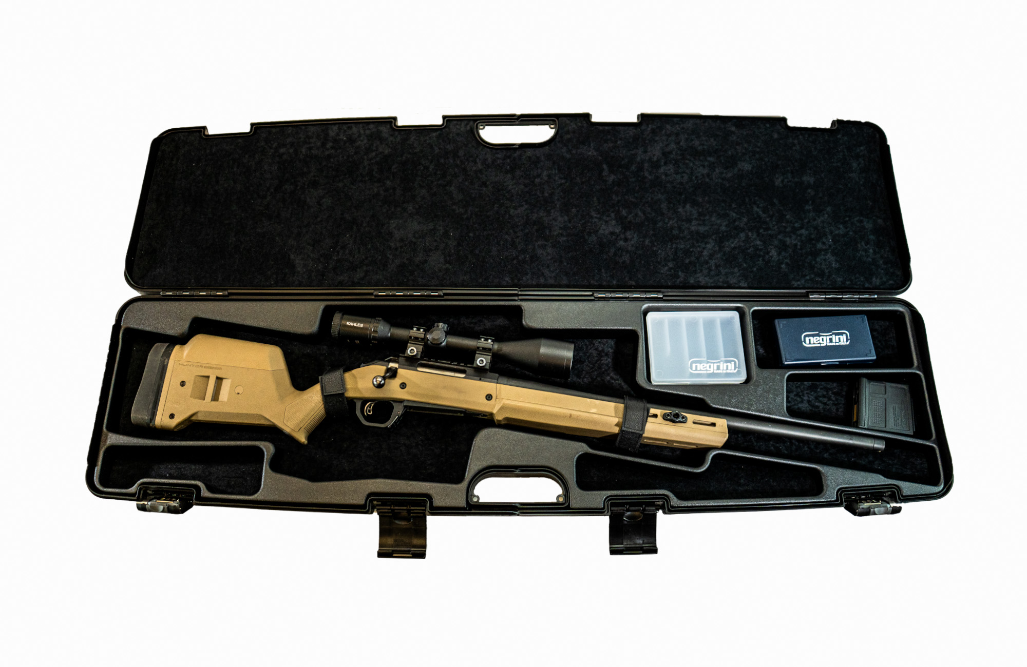 Negrini 1685ISYL Hard Rifle Case with Locks