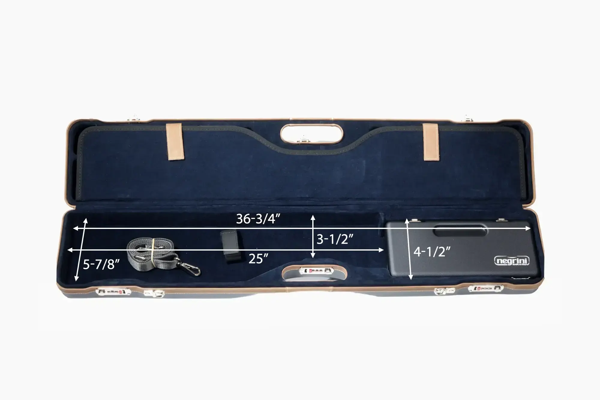 Negrini 16406LX UNI Over Under Shotgun Hard Case